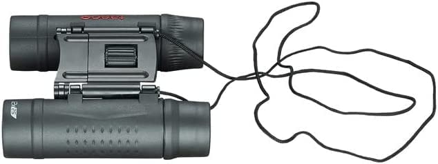 TASCO 178125 Essentials Roof Prism Roof MC Box Binoculars, 12 x 25mm, Black