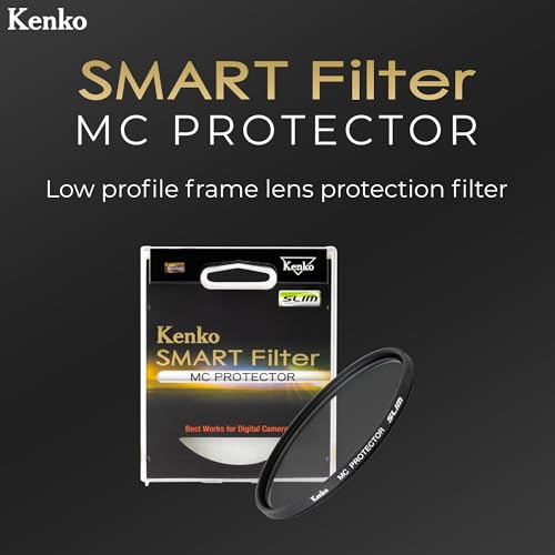 Kenko Camera Lens Protector Smart Protector 62mm, Mullti-Coated, Low-Profile, 362938