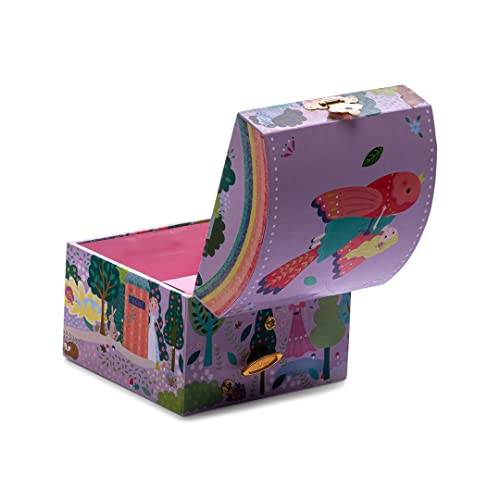 Floss & Rock Fairy Tale Small Dome Musical Jewellery Box with Swirling Figurine, Kids Jewelry Storage Accessories