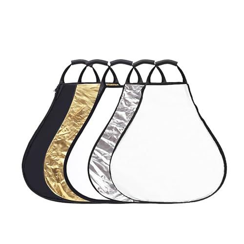 5 in 1 Triangle Reflector Photography with Handle (32in/80cm) 32in/80cm