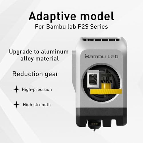 3D Printer Extruder Gear Assembly Compatible with Bambu Lab P2S Filament Drive Transmission Replacement Part