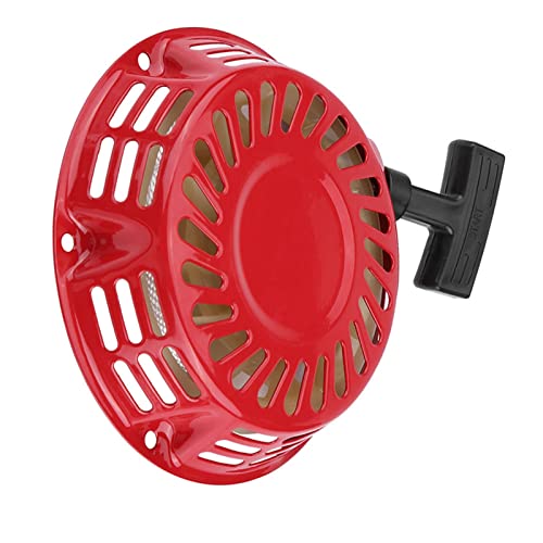 Pulley Starter Lawn Mower for 2kW 168F Petrol Generator, Metal Pulley Starter Reversing Starter, Replacement Pull Starter with 175 mm Diameter for Vibrating Plate & Generator