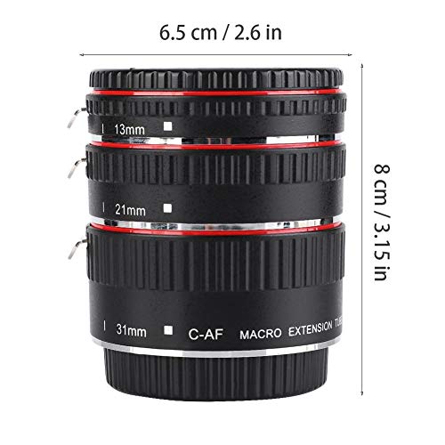 for EF/EF-S Macro Extension Tube Set Auto Focusing Adapter Ring Set for Cameras