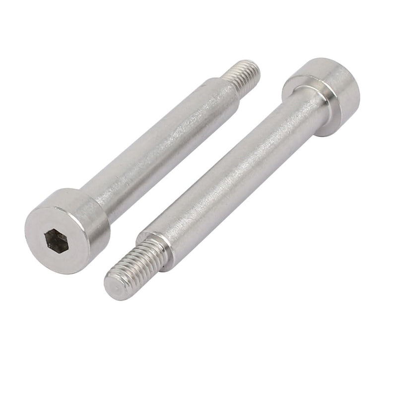 [Australia - AusPower] - uxcell 304 Stainless Steel Hex Socket Shoulder Bolt 8mm Shoulder Dia 50mm Shoulder Length M6 Thread 5pcs 8mm x 50mm 5 