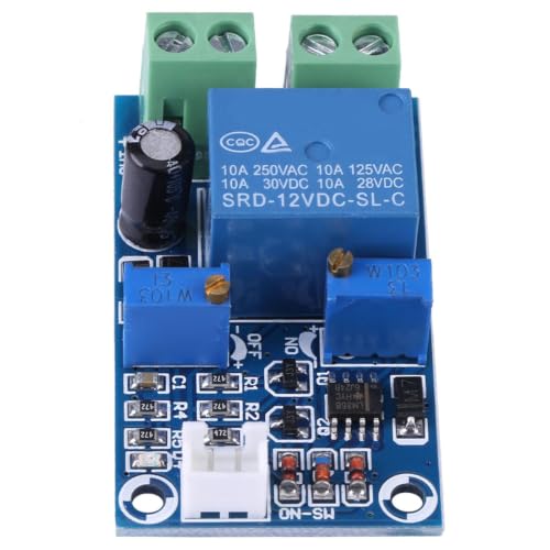 Battery Undervoltage Protection Module, 12 V Battery Voltage Monitor Battery Undervoltage Automatic Recovery Module Low Voltage Shutdown