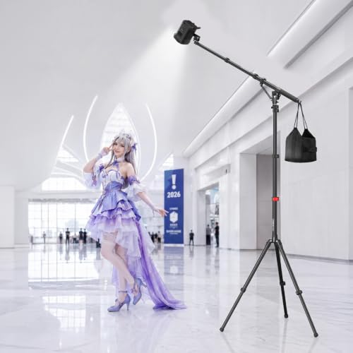ULANZI TH09 52.7" Camera Boom Arm Light Stand Tripod Extension Bar