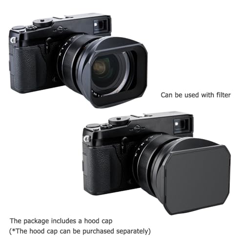 JJC Metal Lens Hood for Fuji XF 16mm F1.4 R WR Lens (Not for XF 16mm f2.8) For Fuji XF 16mm F1.4 Lens