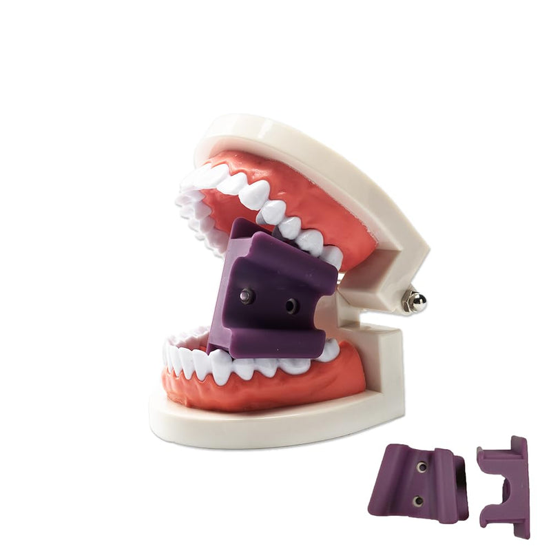 [Australia - AusPower] - Dental Silicone Bite Blocks 2PCS Dental Mouth Prop Bite Blocks (Large) Large 