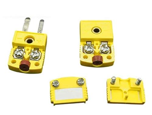 [Australia - AusPower] - 10pc Mini K-Type Thermocouple Wire Connector - Male Plug 
