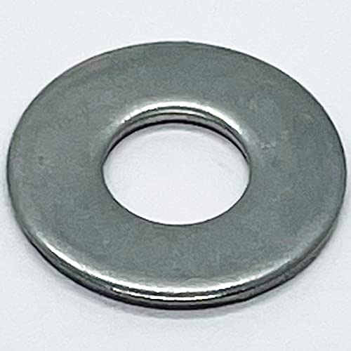 3/8" x 1 1/8" OD - Stainless Steel Round Flat Washers - 304 Stainless Steel 18-8 - Corrosion Resistant - 3/8" Bolt Washer - BRAUNY BOY HARDWARE (25) 25