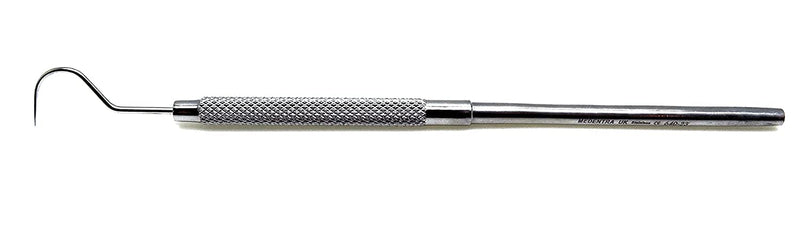 [Australia - AusPower] - Dental Explorer 23 Shepherd Hook, Ultra Light Diagnostic Endodontic Examination Instrument Individual Stainless Steel 