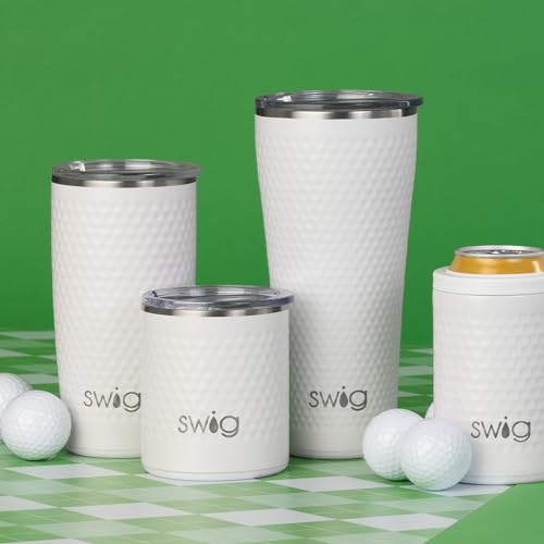 Swig Life 32oz Insulated Tumbler with Lid, Golf Ball 32 Ounces