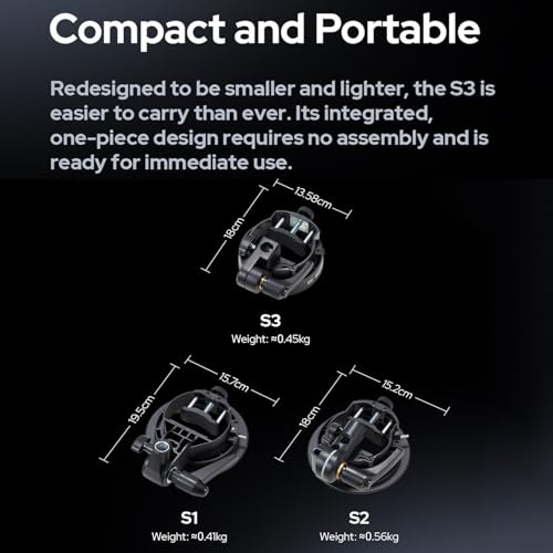 GODOX S3 Speedlite Bowens Mount Flash Holder Bracket for Godox V1 V100 V1Pro V860III TT350 AD100 AD200 AD300 Speedlite Strobe Flashes,S-Type Holder,Precise Tilt Control,S2 Bracket Updated Version