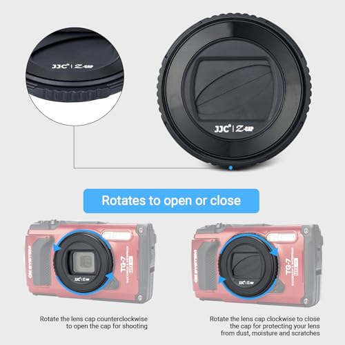 TG-7 TG-6 TG-5 Battery Case + Lens Protector Cover for Olympus TG7 TG6 TG5 TG4 TG3 TG2