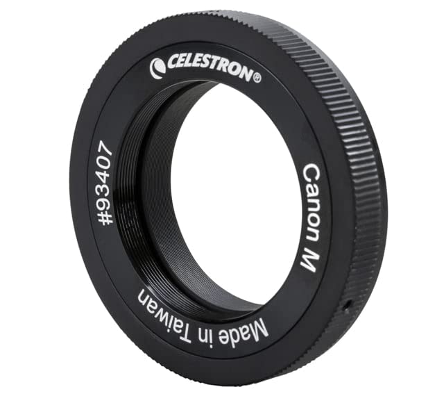 Celestron T-Ring for Telescope Astroimaging – Mirrorless Canon M Cameras