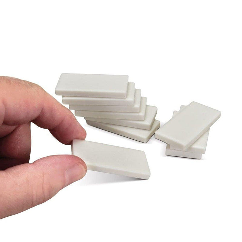 [Australia - AusPower] - United Scientific™ White Streak Plates, Geology Tools, Streak Plates for Minerals, Mineral Test Kit, Rock Test, Hardness Test Kit, Science School Lab Supplies & Consumables, Scratch Plates 