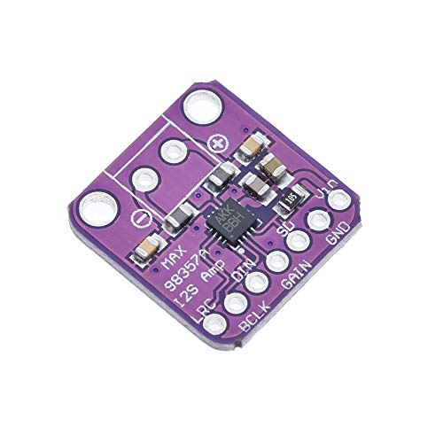 2pcs MAX98357 Audio Power Amplifier Module I2S Class D Filterless Audio Amplifier Board for Raspberry Pi with Dupont Cable