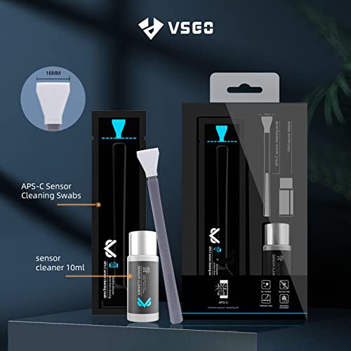 VSGO 16mm APS-C Sensor Cleaning Kit with 10ml Camera Sensor Cleaner VS-S02-E