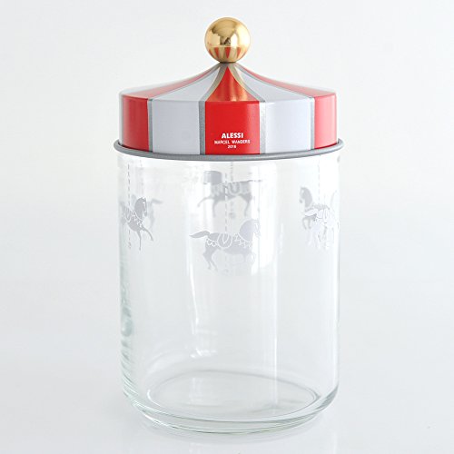 Alessi MW30/100 Decorative Circus Jar, Multicolor, NULL 33.8 Ounces