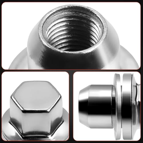 ZoooFunn RRD500510 alloy wheel lug nuts, 5-piece set compatible with Land Rover