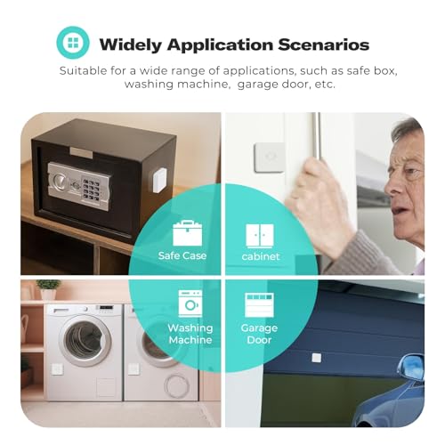 THIRDREALITY Zigbee Vibration Sensor, 110dB Alarm, Adjustable Sensitivity, Works with Echo, SmartThings, Home Assistant 1