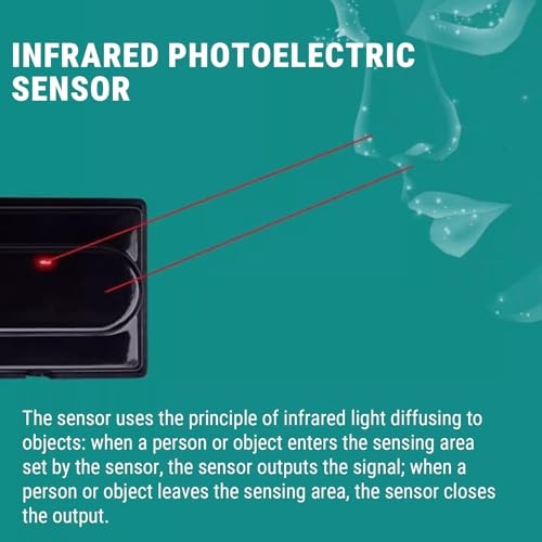 Non-Contact Photoelectric Infrared Sensor, 5-12V Optical Proximity Sensor XKC 001A T-Z12 for Smart Home and Measuring Devices