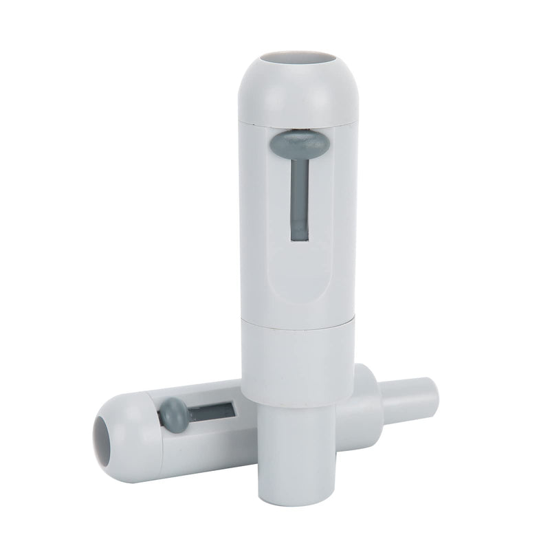 [Australia - AusPower] - 2 pcs Dental saliva ejector, suction adapter valves Weak and strong adapter nozzle set, Plastic dental suction handle Dental HVE SE suction tube adapter empty 