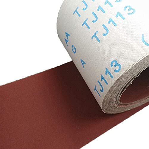 Unifizz 600 grit sanding paper roll, 100mm wide hand-tearable single-sided sanding cloth, 1m roll