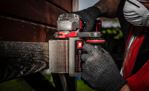 Einhell Original Sanding Flap Brush, 120 x 100 mm | Accessories for cordless brush grinder TP-BR 18/32 Li BL | Sanding of wood and metal | Diameter 120mm | 100mm width
