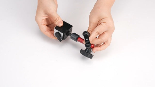 Dial Indicator with Magnetic Holder, Strong and Flexible Dial Indicator with Tripod with Test Indicator and Lever