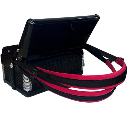 HighLight Accordion Strap for 48/60/96/120 Bass Keyboard Button (Red) Red
