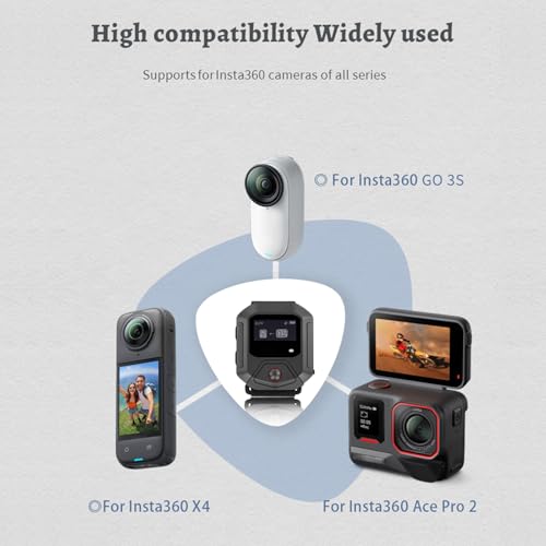 Bluetooth Remote Controller for Insta360 X5 / X4 / ACE PRO / GO3S Series Camera GPS Bluetooth 5.0 Smart Remote Control Accessories