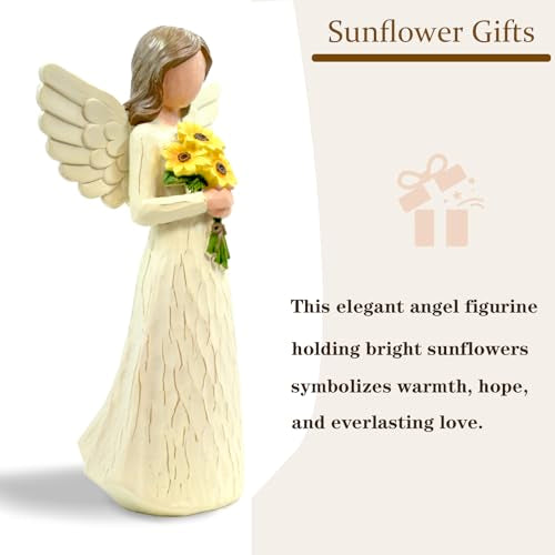 Sunflower Angels Gifts for Women, Get Well Gifts for Women Sunflower Angels