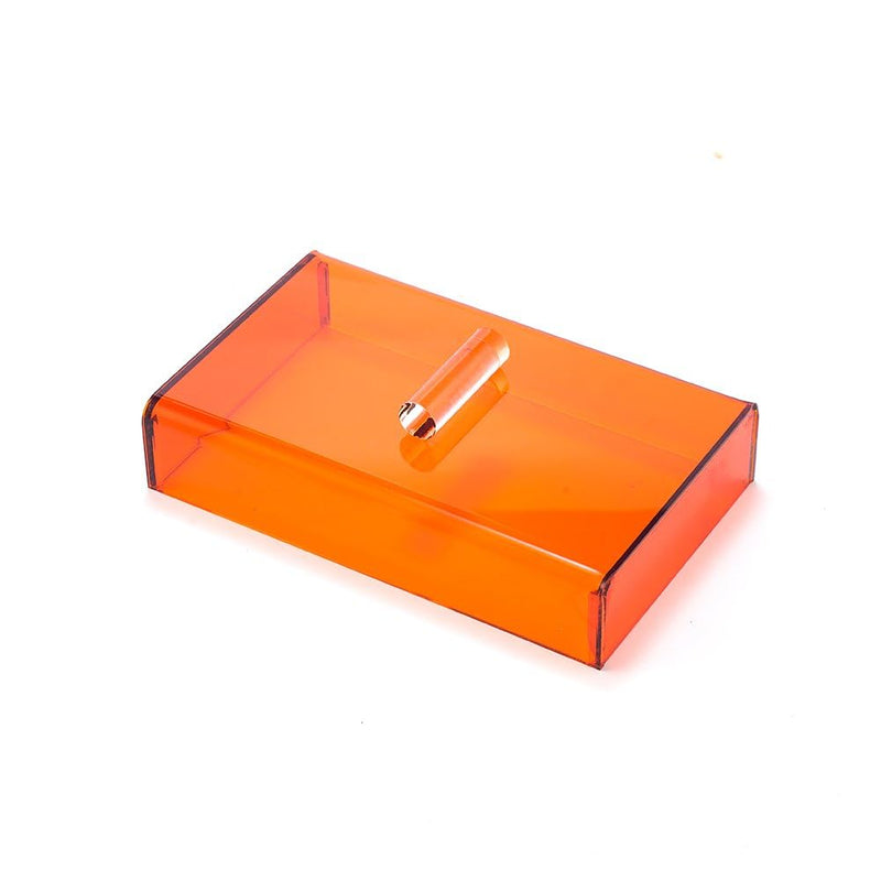 [Australia - AusPower] - Dental Curing Light Protector Box Orange Ultraviolet Shield Cover Box with 2 Size (Large) Large 