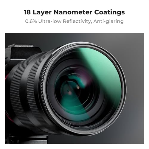 K&F CONCEPT 58mm Black Diffusion 1/4 & Circular Polarizing in-1 Filter