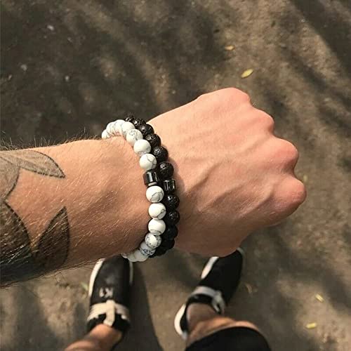 3 Pcs Smoking Cessation Bracelets, Anti Anxiety Bracelets Natural Stones Stress Relief Spiritual Bracelet for Women Men Quit Smoking Therapy Bracelet