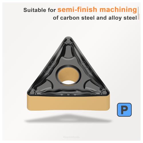 CNC Carbide Inserts TNMG331 / TNMG160404-MD for Metal Cutting Steel, Semi-Finishing chipbreaker for Turning Cutter, 10 PCS.