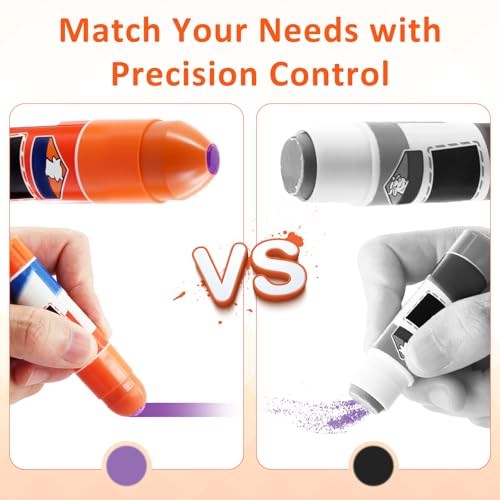 JTJEI 3-piece precision tips for Elmer's 7g glue sticks, adhesive dispenser accessories