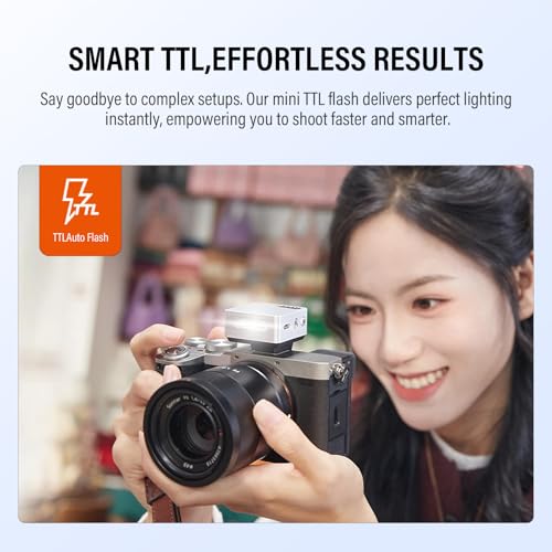 GODOX IT20 C for Canon Ultra-Compact TTL Hotshoe Mini Flash (Silver) IT20 C Silver