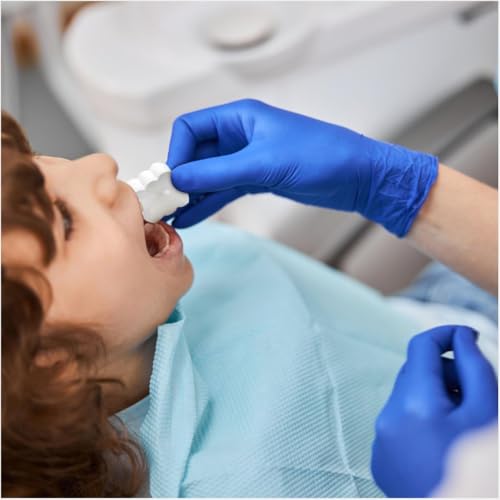 Pack of 100 Disposable Tooth Blocks - Mouth Recvicite Opener, Teeth Clamps Supporters for Children and Adults, EPP Foam Material