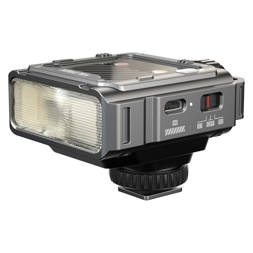 VILTROX Spark Z3 TTL On-Camera Flash for Sony, GN16 Mini Camera Flash Speedlite with 26W Output, 7-Step Manual Flash Control, 1s Fast Recycle, 650 Full-Power Flashes, Softbox Included (Gray) Gray Z3 TTL Flash for Sony