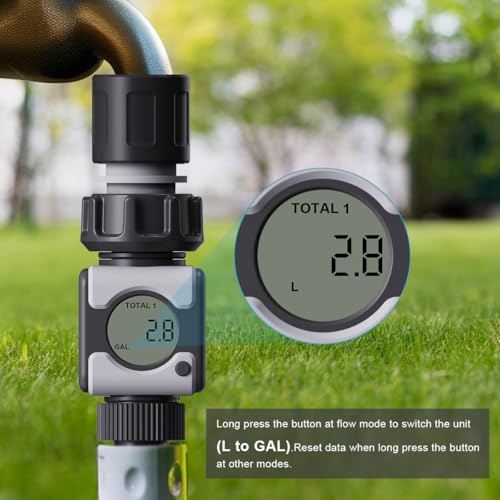 Water Flow Meter Brass Inlet Metal Thread High Measure Accuracy Measure