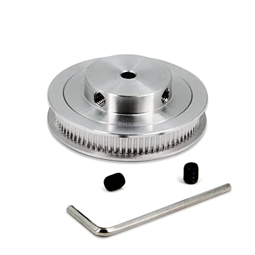 2GT Pulley 80 Teeth 5mm Bore 80T Timing Belt Pulley Synchronous Wheel Aluminum for Width 6mm Belt 3D Printers Parts, 4pcs/Pack(Size: 80T-5mm Bore)