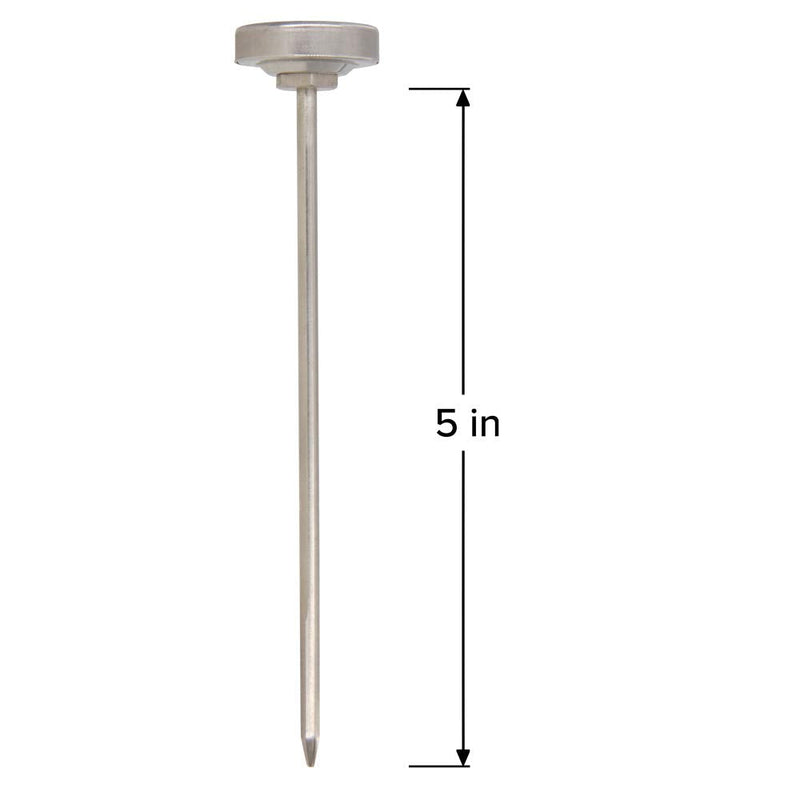 [Australia - AusPower] - REOTEMP K79-7 Pocket Thermometer, Waterproof, 5" Stem, 1" Dial (-10 to 110 Celsius) -10 to 110 Celsius 