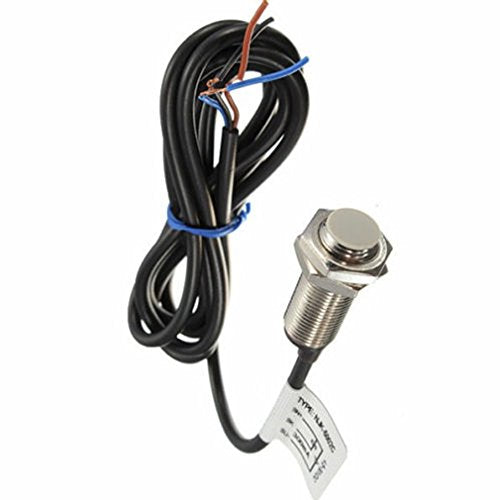 Hailege 2pcs NJK-5002C Hall Effect Sensor Proximity Switch NPN 3-Wire Normally Open