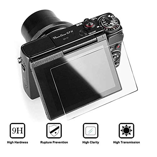 [Australia - AusPower] - [2-Pack] Screen Protector Tempered Glass for Canon G7X Mark III - Ultra Thin Screen Protective Film For Camera Canon G7 X Mark iii G9X Mark II GX7 GX9 