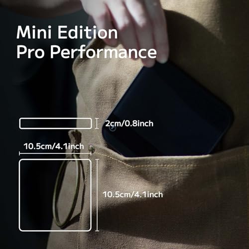 Coffee Scales with Timer, 4 Modes Mini Digital Espresso Scale, 0.1g High Precision Coffee Weighing Scale with Flow Rate for Pour-over Coffee, Rechargeable Kitchen Scales, Max 2kg, Black
