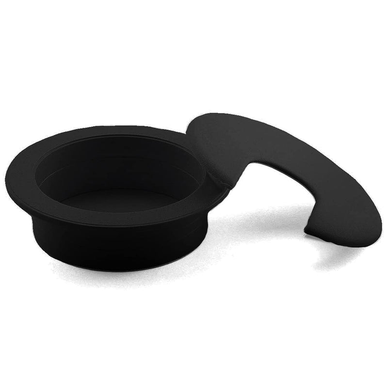 [Australia - AusPower] - 2pcs 2 Inch Desk Wire Cord Cable Grommets Hole Cover for Office PC Desk Cable Cord Organizer Plastic Cover (Black-2Pcs) Black-2Pcs 