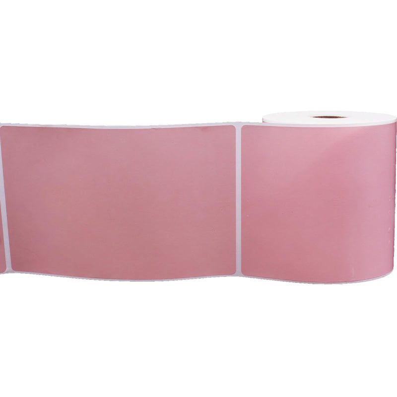 4 x 6 Inch Direct Thermal Top Coated Pink Labels, 1″ Inch Core, 250 Count - Label Paper for Thermal Printer Labels, Permanent Adhesive, Suitable for Various Industries