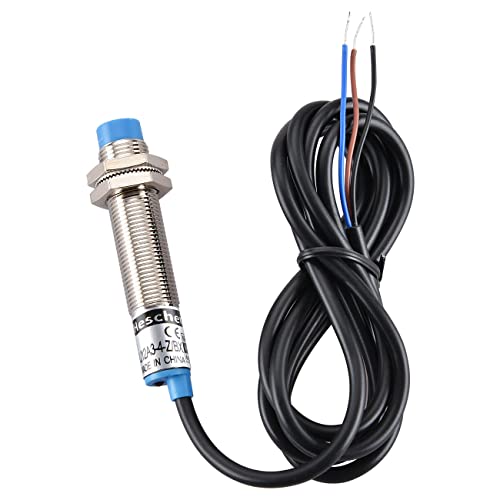 Heschen Inductive Proximity Switch, LJ12A3-4-Z/BX, Detector 4mm, 10-30VDC 200mA, NPN, Normally Open (NO), 3 Wires (2) 2